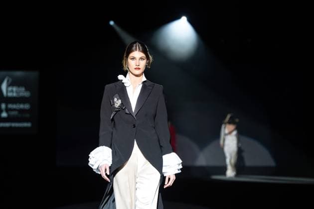 Menchen Tomas, female designer from Barcelona, presents Blitz, her new collection at Madrid Fashion Week 2025, the most important fashion event in Spain. At IFEMA, Madrid, February 20, 2025. (20250220251)