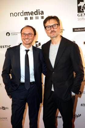 Luca Verhoeven und Simon Verhoeven bei der 12. Verleihung der DAfFNE-Auszeichnung 2025 im Babylon. Berlin, 21.02.2025