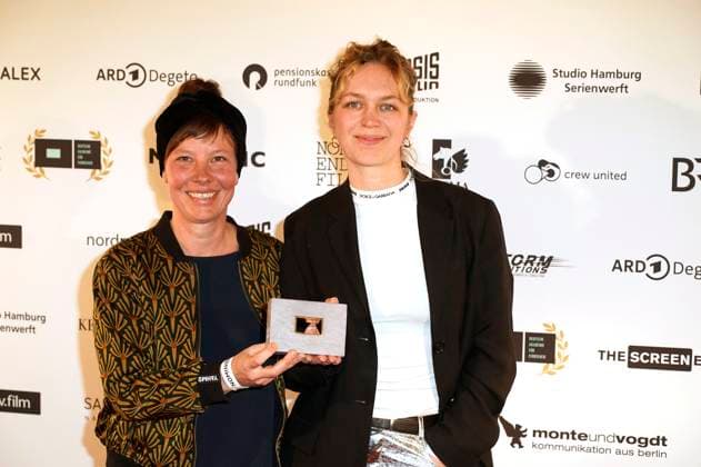 Katharina Buehler und Anne Bolick bei der 12. Verleihung der DAfFNE-Auszeichnung 2025 im Babylon. Berlin, 21.02.2025