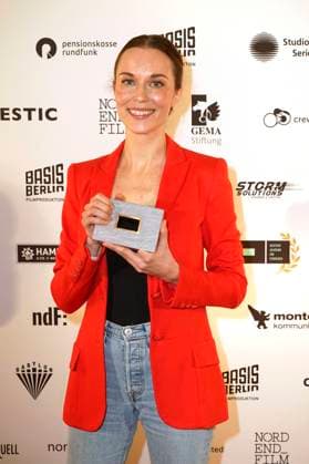 Liza Stutzky bei der 12. Verleihung der DAfFNE-Auszeichnung 2025 im Babylon. Berlin, 21.02.2025