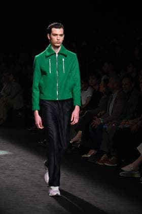 A model wears at collection runway a creation from Erroz during Pasarela Cibeles Mercedes-Benz Fashion Week Madrid 2025 in Madrid, on Friday ,21 February 2025 Cordon Press 