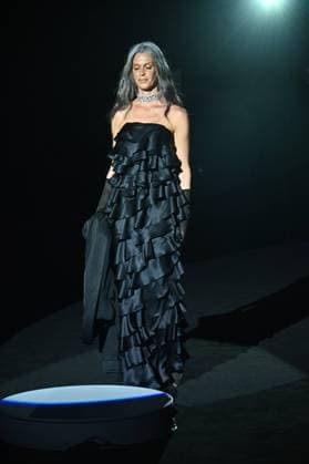 A model wears at collection runway a creation from Malne during Pasarela Cibeles Mercedes-Benz Fashion Week Madrid 2025 in Madrid, on Friday ,21 February 2025. Cordon Press 