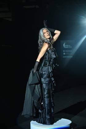A model wears at collection runway a creation from Malne during Pasarela Cibeles Mercedes-Benz Fashion Week Madrid 2025 in Madrid, on Friday ,21 February 2025. Cordon Press 