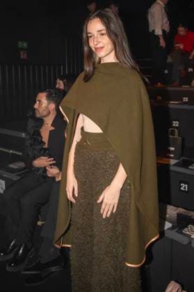 February 21, 2025, Madrid, Madrid, Spain: PALITO DOMINGUIN attends the ERROZ fashion show during Mercedes Benz Fashion Week Madrid at Ifema on September 21, 2025 in Madrid, Spain. Madrid Spain - ZUMAc312 20250221_zsp_c312_112 Copyright: xOscarxManuelxSanchezx