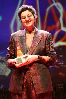 Marie Luise Lehner bei der Verleihung des 39. Teddy Award 2025 im Rahmen der Berlinale 2025 75. Internationale Filmfestspiele Berlin in der Volksbuehne. Berlin, 21.02.2025
