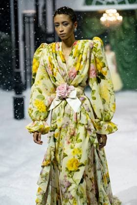 Richard Quinn - Runway - LFW February 2025 LONDON, ENGLAND - 21 FEBRUARY : Model during the Richard Quinn show during London Fashion Week February 2025 at The Lindley Hall on 21 February 2025 in London, England., Credit:Lounis Tiar Avalon United Kingdom, London  Copyright: xLounisxTiarx xAvalonx 0967209688
