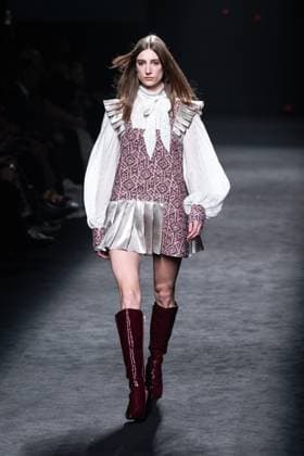 The distinguished Barcelona-based designer Custo presents his new collection at Madrid Fashion Week 2025, the most important fashion event in Spain. At IFEMA, Madrid, February 21, 2025. (2025022181)