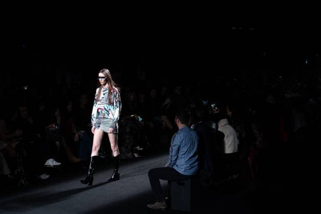 The distinguished Barcelona-based designer Custo presents his new collection at Madrid Fashion Week 2025, the most important fashion event in Spain. At IFEMA, Madrid, February 21, 2025. (2025022187)