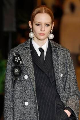 Huishan Zhang London Ready to wear fall winter 2025:26 LONDON February 2025 Huishan Zhang London Ready to wear fall winter 2025:26 LONDON February 2025, Credit:Zeppelin Avalon  Copyright: xZeppelinx xAvalonx 0967646564