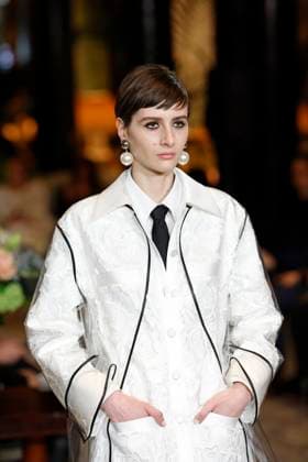 Huishan Zhang London Ready to wear fall winter 2025:26 LONDON February 2025 Huishan Zhang London Ready to wear fall winter 2025:26 LONDON February 2025, Credit:Zeppelin Avalon  Copyright: xZeppelinx xAvalonx 0967648458