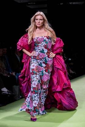 February 22, 2025, Madrid, Madrid, Spain: ESTHER CAo˜ADAS walks the runway at the LOLA CASADEMUNT BY MAITE fashion show during the Mercedes Benz Fashion Week Madrid at Madrid Mercedes Fashion Week on February 22, 2025 in Madrid, Spain. Madrid Spain - ZUMAc312 1059177248st Copyright: xOscarxManuelxSanchezx