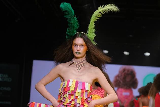 Agatha Ruiz de la Prada A model walks the runway a design by Agatha Ruiz de la Prada during Mercedes-Benz Fashion Week de Madrid in IFERMA, 22 February 2025 Spain Featuring: A model walks the runway a design by Agatha Ruiz de la Prada during Mercedes-Benz Fashion Week de Madrid in IFERMA, 22 February 2025 Spain Where: Madrid, Spain When: 22 Feb 2025 Credit: Oscar Gonzalez WENN Madrid Spain Copyright: xOscarxGonzalez WENNx wenn40266576 OFA ZOJx wenn40266576