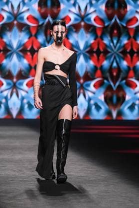 JNORIG Fashion Week de Madrid A model walks the runway wearing a design by JNORIG during Mercedes-Benz Fashion Week de Madrid in IFERMA, 22 February 2025 Spain Featuring: A model walks the runway wearing a design by JNORIG during Mercedes-Benz Fashion Week de Madrid in IFERMA, 22 February 2025 Spain Where: Madrid, Spain When: 22 Feb 2025 Credit: Oscar Gonzalez WENN Madrid Spain Copyright: xOscarxGonzalez WENNx wenn40266165 OFA ZOJx wenn40266165