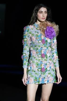 Odette Alvarez during Mercedes Benz Fashion Week de Madrid Odette Alvarez during Mercedes-Benz Fashion Week de Madrid in IFERMA, 22 February 2025 Spain Featuring: A model walks the runway wearing a design by Odette Alvarez during Mercedes-Benz Fashion Week de Madrid in IFERMA, 22 February 2025 Spain Where: Madrid, Spain When: 22 Feb 2025 Credit: Oscar Gonzalez WENN Madrid Spain Copyright: xOscarxGonzalez WENNx wenn40266076 OFA ZOJx wenn40266076