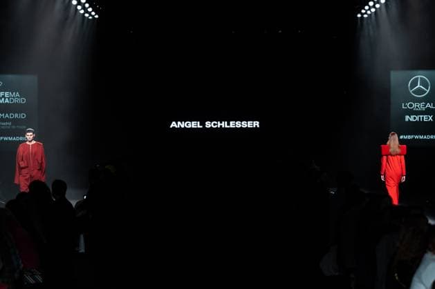 Spanish prominent designer Angel Schlesser presents his new collection at Madrid Fashion Week 2025, the most important fashion event in Spain. At IFEMA, Madrid, February 22, 2025. (20250222112)