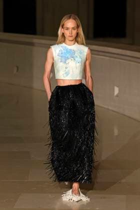 Erdem London Ready to wear fall winter 2025:26; LONDON February 2025 Erdem London Ready to wear fall winter 2025:26; LONDON February 2025, Credit:Zeppelin Avalon  Copyright: xZeppelinx xAvalonx 0968247789