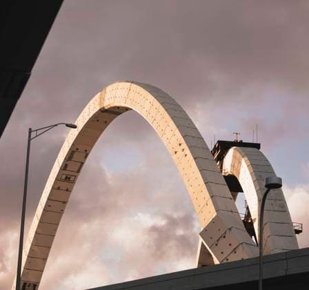 Creative Highlights World new bridge construction architecture downtown miami Miami, Florida, United States R_GRAEPJ2502210D-1658760-01