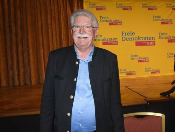 Martin Zeil FDP Minister a.D. Muenchen 23.02.2025 Kuenstlerhaus FDP Wahlparty Muenchen *** Martin Zeil FDP Minister a D Munich 23 02 2025 Kuenstlerhaus FDP Election Party Munich