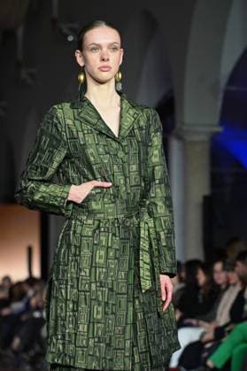 Milan, Milan Women s Fashion Week: Fall Winter 2025 - Women s Fashion, Fall Winter 2025.- Martino Midali fashion show - catwalk in the photo: Model  Copyright: xSimonaxChiocciax xipa-agency.netx xSimonaxChiocciax IPA_Agency_IPA54517826