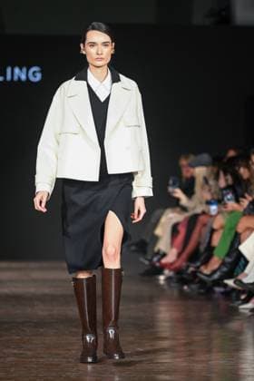 Milan, Milan Women s Fashion Week: Fall Winter 2025 - Women s Fashion, Fall Winter 2025.- Maryling fashion show - catwalk in the photo: Model  Copyright: xSimonaxChiocciax xipa-agency.netx xSimonaxChiocciax IPA_Agency_IPA54519411