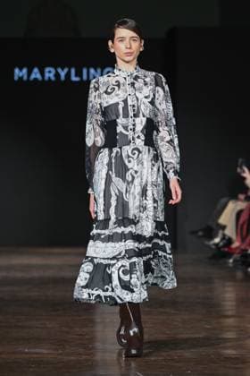 Milan, Milan Women s Fashion Week: Fall Winter 2025 - Women s Fashion, Fall Winter 2025.- Maryling fashion show - catwalk in the photo: Model  Copyright: xSimonaxChiocciax xipa-agency.netx xSimonaxChiocciax IPA_Agency_IPA54519454