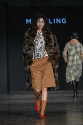 Milan, Milan Women s Fashion Week: Fall Winter 2025 - Women s Fashion, Fall Winter 2025.- Maryling fashion show - catwalk in the photo: Model  Copyright: xSimonaxChiocciax xipa-agency.netx xSimonaxChiocciax IPA_Agency_IPA54519570