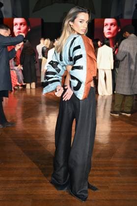 Entertainment Bilder des Tages Milan, Milan Women s Fashion Week: Fall Winter 2025 - Women s Fashion, Fall Winter 2025.- Maryling fashion show - guests in the photo: Gaia Sgalia  Copyright: xSimonaxChiocciax xipa-agency.netx xSimonaxChiocciax IPA_Agency_IPA54521715