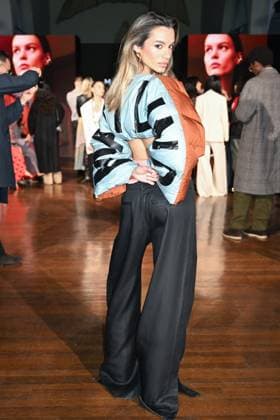 Milan, Milan Women s Fashion Week: Fall Winter 2025 - Women s Fashion, Fall Winter 2025.- Maryling fashion show - guests in the photo: Gaia Sgalia  Copyright: xSimonaxChiocciax xipa-agency.netx xSimonaxChiocciax IPA_Agency_IPA54521716