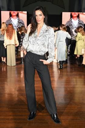 Milan, Milan Women s Fashion Week: Fall Winter 2025 - Women s Fashion, Fall Winter 2025.- Maryling fashion show - guests in the photo: Dasha Kina  Copyright: xSimonaxChiocciax xipa-agency.netx xSimonaxChiocciax IPA_Agency_IPA54521719