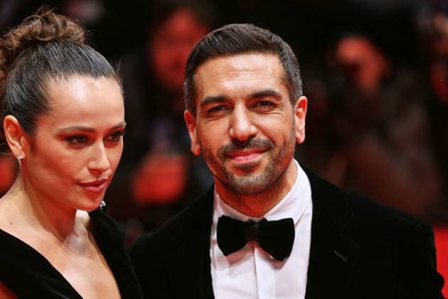 Berlin, Deutschland, 13.02.2025: Berlinale-Palast, Roter Teppich: Berlinale 2025 - Eröffnung: Jessica Riso und Elyas M Barek Copyright: xdtsxNachrichtenagenturx dts_59262