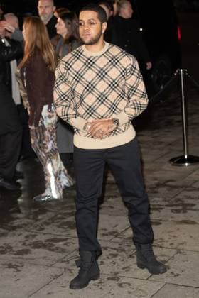 LFW AW25 Burberry Show Arrivals - TATE Britain, London, UK Chip (aka Jahmaal Noel Fyffe, formerly Chipmunk) attends Burberry s AW25 Runway Show at TATE Britain in London, England, UK on Monday 24 February 2025 during London Fashion Week February 2025. Justin Ng , Credit:Justin Ng Avalon UK, England, London, TATE Britain  Copyright: xJustinxNgx xAvalonx 0968545959