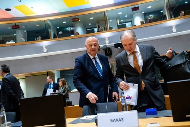 BRUSSELS EUROPEAN COUNCIL AGRICULTURE FISHERIES Konstantinos TSIARAS at the meeting of the Ministers of Agriculture and Fisheries of the European Union in the European Council in Brussels in Belgium on 27th of January 2025 Ministers discuss the work programme of the Polish presidency and unfair trading practices in the agricultural and food supply chain and trade related agricultural issues and performance clearance under the CAP financing rules Konstantinos TSIARAS a la reunion des ministres de lagriculture et de la peche de lUnion Europeenne au Conseil Europeen a Bruxelles en Belgique le 27 Janvier 2025 Ministers discuss the work programme of the Polish presidency and unfair trading practices in the agricultural and food supply chain and 