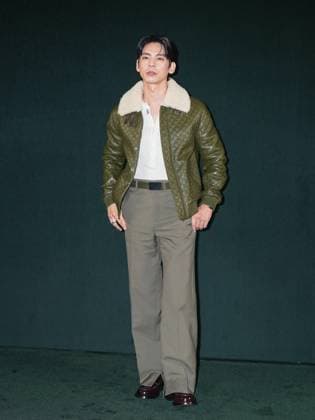 Milan, Milan Women s Fashion Week: Fall Winter 2025 - Gucci Fashion Show - Guests Milan, Milan Women s Fashion Week: Fall Winter 2025 - Gucci Fashion Show - Guests - In the photo: Austin Lin Milan Italy  Copyright: xIPA ABACAx