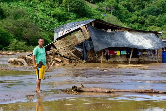 News Themen der Woche KW09 News Bilder des Tages PORTOVIEJO FLOODING CALDERON Portoviejo, February 25, 2025 Heavy rains caused flooding in several sectors of the Calderon parish in the canton of Portoviejo API ARIEL OCHOA Portoviejo Manabi Ecuador WEA PORTOVIEJO FLOODING CALDERON fb235d4b72e7fa828364b4ae6feee8d2 Copyright: xArielxOchoax