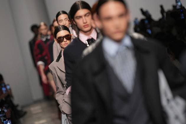 Milan, Milan Women s Fashion Week: Fall Winter 2025 26 - ICEBERG Fashion Show - Catwalk Milan, Milan Women s Fashion Week: Fall Winter 2025 26 - Women s Fashion, Fall Winter 2025 26 - Iceberg fashion show - catwalk in the photo: Model MILAN Italy  Copyright: xIPA ABACAx