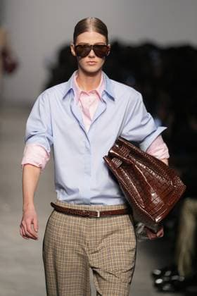 Milan, Milan Women s Fashion Week: Fall Winter 2025 26 - Women s Fashion, Fall Winter 2025 26 - Iceberg fashion show - catwalk in the photo: Model  Copyright: xRiccardoxGIordanox xipa-agency.netx xRiccardoxGIordanox IPA_Agency_IPA54562287