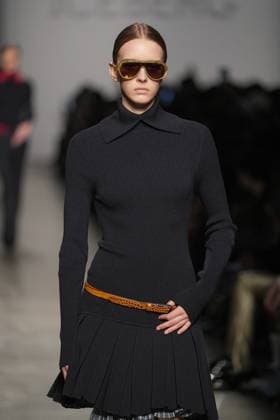 Milan, Milan Women s Fashion Week: Fall Winter 2025 26 - ICEBERG Fashion Show - Catwalk Milan, Milan Women s Fashion Week: Fall Winter 2025 26 - Women s Fashion, Fall Winter 2025 26 - Iceberg fashion show - catwalk in the photo: Model MILAN Italy  Copyright: xIPA ABACAx