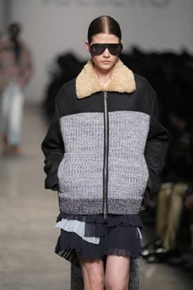 Milan, Italy: Milan, Milan Women s Fashion Week: Fall Winter 2025 26 - Women s Fashion, Fall Winter 2025 26 - Iceberg fashion show - catwalk in the photo: Model Milan Italy  - ZUMAp169 20250225_zea_p169_555 Copyright: xRiccardoxGIordanox