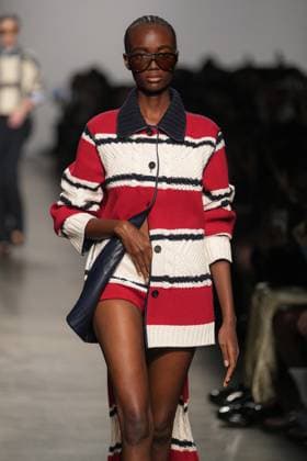 Milan, Milan Women s Fashion Week: Fall Winter 2025 26 - ICEBERG Fashion Show - Catwalk Milan, Milan Women s Fashion Week: Fall Winter 2025 26 - Women s Fashion, Fall Winter 2025 26 - Iceberg fashion show - catwalk in the photo: Model MILAN Italy  Copyright: xIPA ABACAx