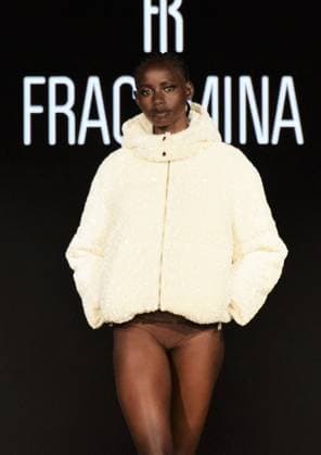 Milan,Italy FRACOMINA FW 2025-2026 at MFW Milan,Italy FRACOMINA FW 2025-2026 MFW In the photo:FRACOMINA show fashion show Milan  Copyright: xIPA ABACAx