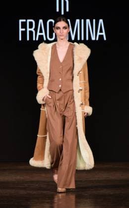 Milan,Italy FRACOMINA FW 2025-2026 at MFW Milan,Italy FRACOMINA FW 2025-2026 MFW In the photo:FRACOMINA show fashion show Milan  Copyright: xIPA ABACAx