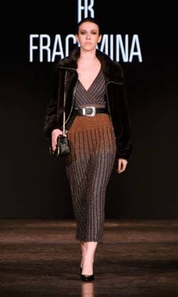 Milan,Italy FRACOMINA FW 2025-2026 at MFW Milan,Italy FRACOMINA FW 2025-2026 MFW In the photo:FRACOMINA show fashion show Milan  Copyright: xIPA ABACAx