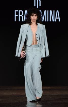 Milan,Italy FRACOMINA FW 2025-2026 at MFW Milan,Italy FRACOMINA FW 2025-2026 MFW In the photo:FRACOMINA show fashion show Milan  Copyright: xIPA ABACAx
