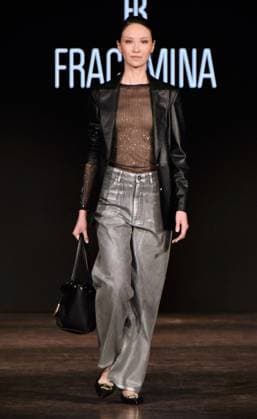 Milan,Italy FRACOMINA FW 2025-2026 at MFW Milan,Italy FRACOMINA FW 2025-2026 MFW In the photo:FRACOMINA show fashion show Milan  Copyright: xIPA ABACAx