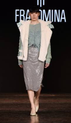 Milan,Italy FRACOMINA FW 2025-2026 at MFW Milan,Italy FRACOMINA FW 2025-2026 MFW In the photo:FRACOMINA show fashion show Milan  Copyright: xIPA ABACAx