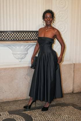 Milan, Italy: Milan, Milan Women s Fashion Week: Fall Winter 2025 26 - Women s Fashion, Fall Winter 2025 26.- Alberta Ferretti fashion show - guests - In the photo: Mariam Battistelli Milan Italy  - ZUMAp169 20250225_zea_p169_644 Copyright: xRiccardoxGIordanox