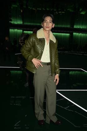 Milan, Milan Women s Fashion Week: Fall Winter 2025 - Women s Fashion, Fall Winter 2025.- Gucci fashion show - guests in the photo: Austin Lin  Copyright: xSimonaxChiocciax xipa-agency.netx xSimonaxChiocciax IPA_Agency_IPA54567014