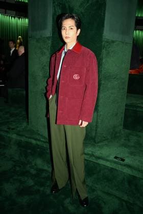 Milan, Milan Women s Fashion Week: Fall Winter 2025 - Women s Fashion, Fall Winter 2025.- Gucci fashion show - guests in the photo: Jun Shison  Copyright: xSimonaxChiocciax xipa-agency.netx xSimonaxChiocciax IPA_Agency_IPA54567074