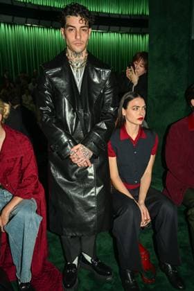 Milan, Milan Women s Fashion Week: Fall Winter 2025 - Women s Fashion, Fall Winter 2025.- Gucci fashion show - guests in the photo: Tony Effe  Copyright: xSimonaxChiocciax xipa-agency.netx xSimonaxChiocciax IPA_Agency_IPA54567227