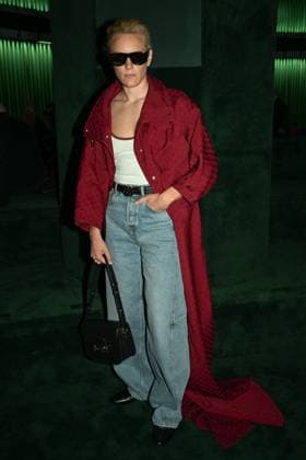 Milan, Milan Women s Fashion Week: Fall Winter 2025 - Gucci Fashion Show - Guests Milan, Milan Women s Fashion Week: Fall Winter 2025 - Women s Fashion, Fall Winter 2025.- Gucci fashion show - guests in the photo: Erika Linder MILAN Italy  Copyright: xIPA ABACAx